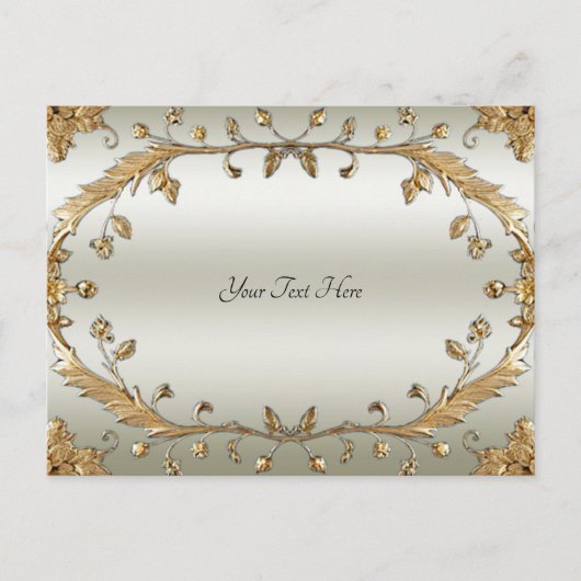 Gouden  Briefkaart (Voorkant)