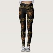 Gouden broek leggings (Voorkant)