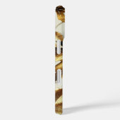 Gouden Bronzen Bladeren Amandelbeige Glam Herfst Case-Mate iPhone Case (Achterkant / Rechts)