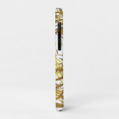 Gouden Bronzen en Bruine Wilgenbladeren Case-Mate iPhone Case (Achterkant/links)