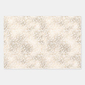 Gouden bronzen luipaard print inpakpapier vel (Voorkant)