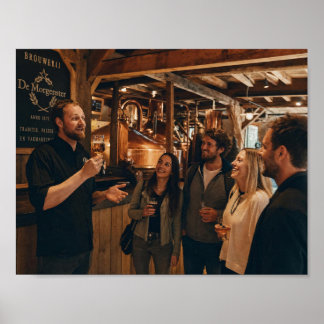 Gouden Brouwerij Welkom en Warmte Poster