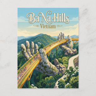 Gouden Brug (Cau Vang) Vietnam Briefkaart