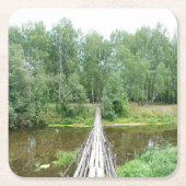 Gouden Brug Sereniteit Kartonnen Onderzetters (Voorkant)