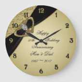 Gouden Bruiloft 50-jarig Huwelijksjubileum Grote Klok (Voorkant)