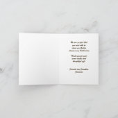 Gouden Bruiloft Bedankbrief Bedankkaart (Binnen)