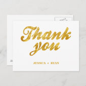 Gouden bruiloft briefkaart (Voorkant / Achterkant)