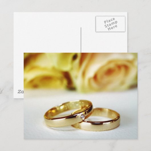 gouden bruiloft briefkaart (Voorkant / Achterkant)