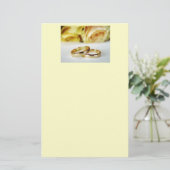 gouden bruiloft briefpapier (Staand voorkant)