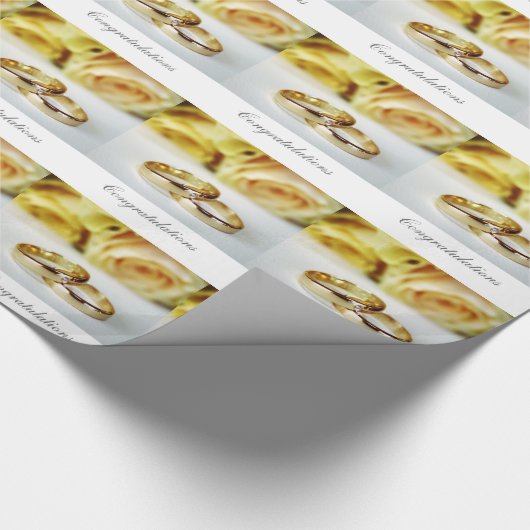 gouden bruiloft cadeaupapier (Hoek)