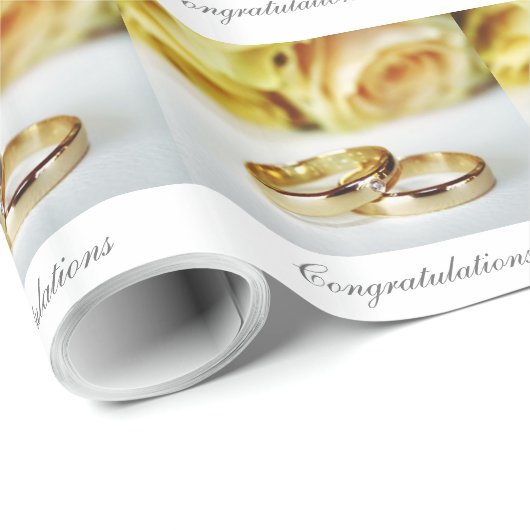 gouden bruiloft cadeaupapier (Rol Hoek)