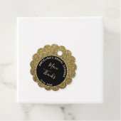 Gouden Bruiloft Dank Je Bedankjes Labels (In situ)