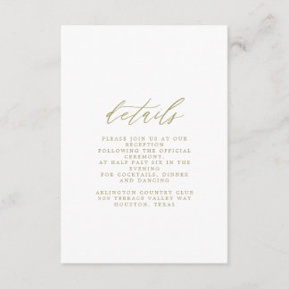 Gouden bruiloft Details Kaart