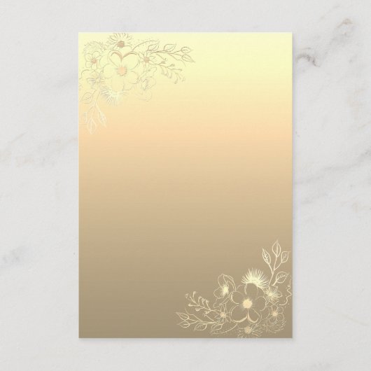 gouden bruiloft details QR-code Informatiekaartje (Achterkant)