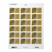 gouden bruiloft etiket (Full Sheet)
