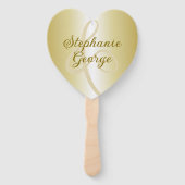 Gouden bruiloft fans hebben en houden Gezegde Handwaaier (Voorkant)