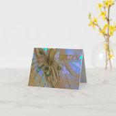 Gouden bruiloft Gefeliciteerd 50 jaar jubileum Kaart (Gele Bloem)