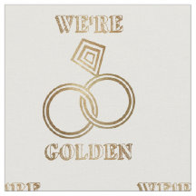 Gouden bruiloft Jubileum romantische gouden ringen