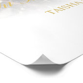 Gouden Bruiloft Lieve Herinnering Gereserveerde St Poster (Hoek)