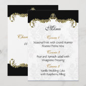 Gouden bruiloft menu (Voorkant / Achterkant)