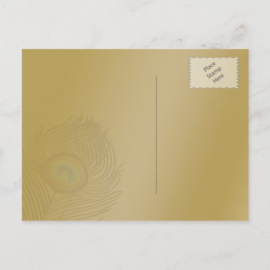 gouden bruiloft met behoud van datum aankondigingskaart (Achterkant)