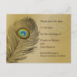 gouden bruiloft met behoud van datum aankondigingskaart