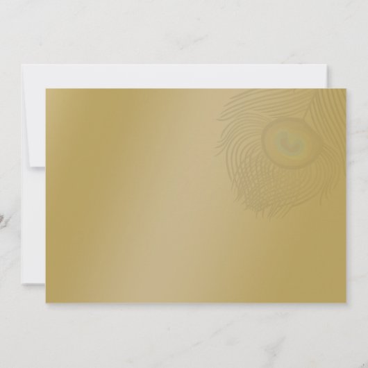 gouden bruiloft met behoud van datum save the date (Achterkant)