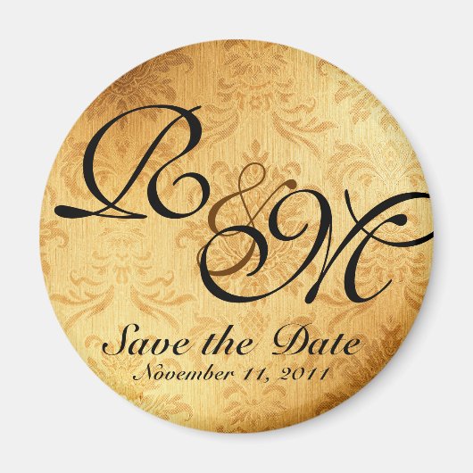 gouden bruiloft Save the Date Magneet (Voorkant)