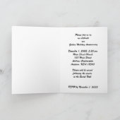 Gouden Bruiloft Uitnodiging 50 Jaar (Binnen)