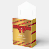 Gouden bruiloft viering bedankdoosjes (Geopend)