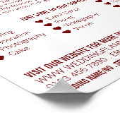 Gouden bruiloft, weddenschappen, reclame voor wedd poster (Hoek)