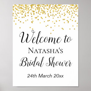 Gouden Bruiloftsfeest Bord - Baby Shower Bord Poster