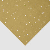 Gouden Bruin Sterpatroon Tissuepapier (Detail)