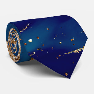 gouden bruinbruiloft met gouden glitter stropdas