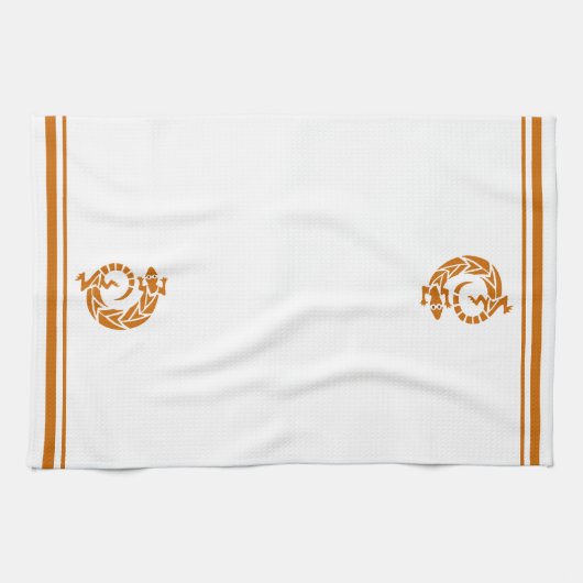 Gouden Bruine Gecko Zuidwestelijke Grens Keuken Ha Theedoek (Horizontaal)