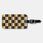 Gouden Bruine Kleurcombinatie Bagagelabel (Voorkant horizontaal)