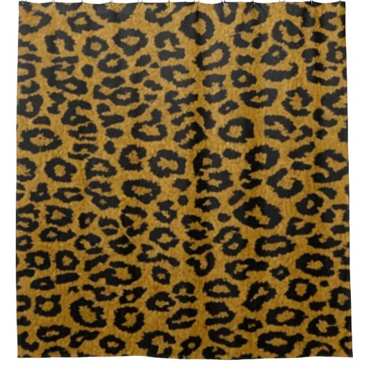 Gouden brullen douchegordijn (Voorkant)