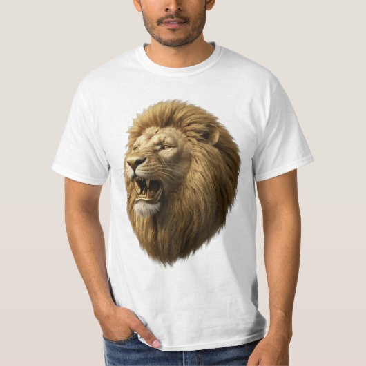 Gouden brullen t-shirt (Voorkant)
