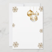 Gouden Bubbels & Brouwen Kerst Bier Koppels Douche Kaart (Achterkant)