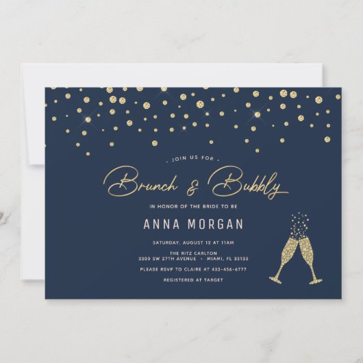 Gouden Bubbels Brunch & Bubbels Kaart (Voorkant)