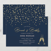 Gouden Bubbels Brunch & Bubbels Kaart (Voorkant / Achterkant)