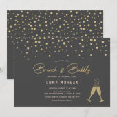 Gouden Bubbels Brunch & Bubbels Kaart (Voorkant / Achterkant)