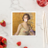 Gouden Bubble Gum Diva Servet (Insitu)