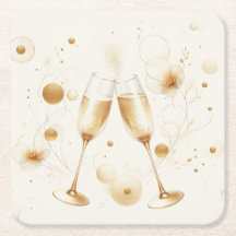 Gouden Bubbles Onderzetters