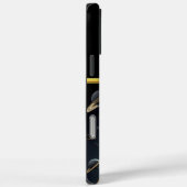 Gouden buitenaardse figuur tussen kosmische ringen Case-Mate iPhone case (Achterkant / Rechts)