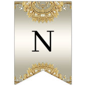 Gouden  Bunting Flag Vlaggetjes (Derde vlag)