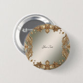 Gouden  Button (Voorkant /achterkant)