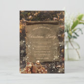 Gouden Cadeaus, Snowflakes  Company Kaart (Staand voorkant)