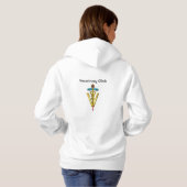 GOUDEN CADUCEUS VETERINAIR SYMBOOL HOODIE (Achterkant volledig)