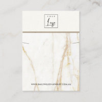 GOUDEN CALACATTA MARMER KETTINGEN ARMBAND DISPLAY